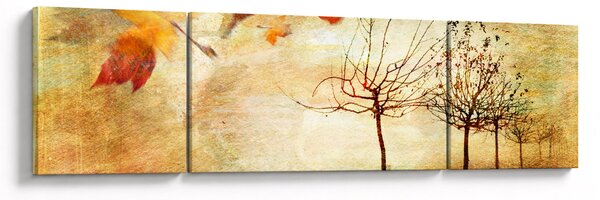 Obraz - Jesienny nastrój (170x50 cm)