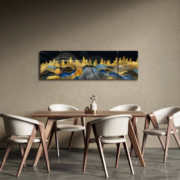 Obraz - Złote Góry (170x50 cm)