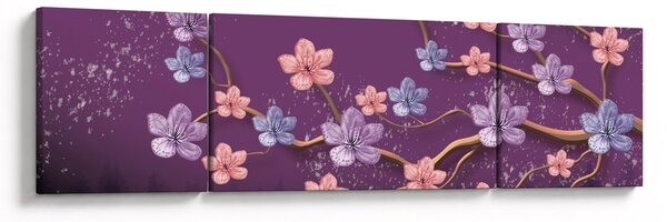 Obraz - Wiosenny zmierzch (170x50 cm)