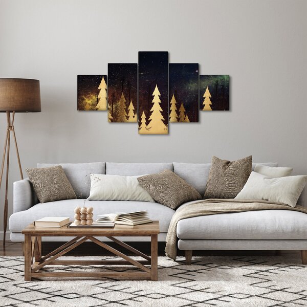 Obraz - Złota noc (125x70 cm)