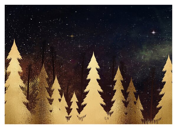 Obraz - Złota noc (70x50 cm)