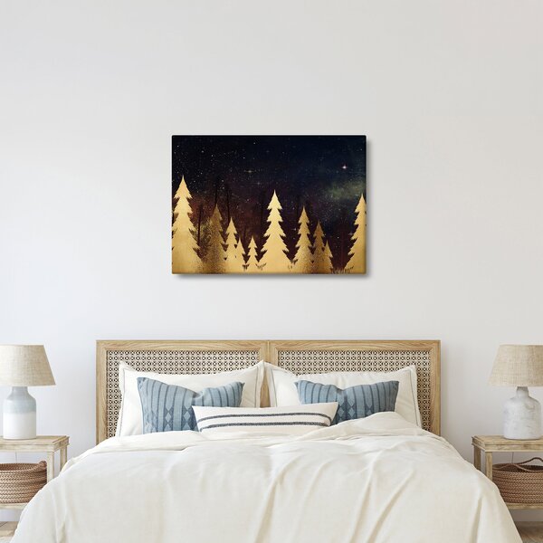 Obraz - Złota noc (70x50 cm)