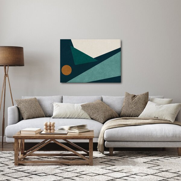 Obraz - Abstrakcja kubistyczna (70x50 cm)