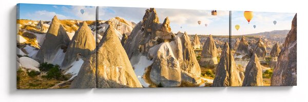 Obraz - Balony na ogrzane powietrze (170x50 cm)