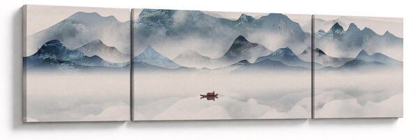 Obraz - Dolina Gór Błękitnych (170x50 cm)