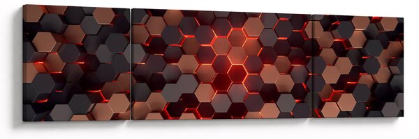 Obraz - Futurystyczna abstrakcja (170x50 cm)