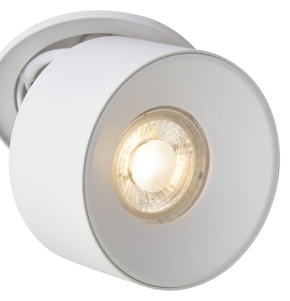 Nowoczesne oczko wpuszczane białe GU10 50mm - Echo