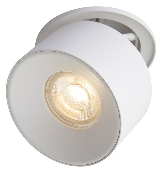 Nowoczesne oczko wpuszczane białe GU10 50mm - Echo