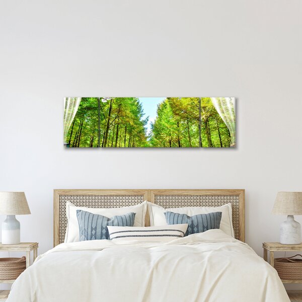 Obraz - Widok na las (170x50 cm)