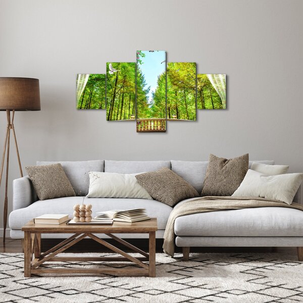 Obraz - Widok na las (125x70 cm)