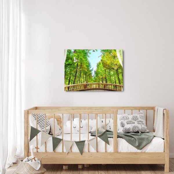 Obraz - Widok na las (70x50 cm)