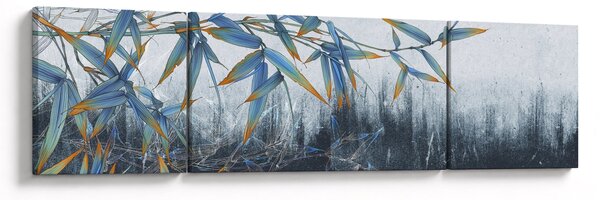 Obraz - Bambus na ścianie (170x50 cm)