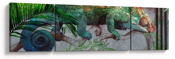 Obraz - Kameleon (170x50 cm)