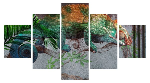 Obraz - Kameleon (125x70 cm)