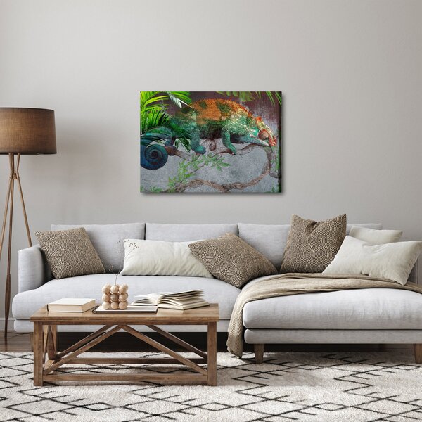 Obraz - Kameleon (70x50 cm)