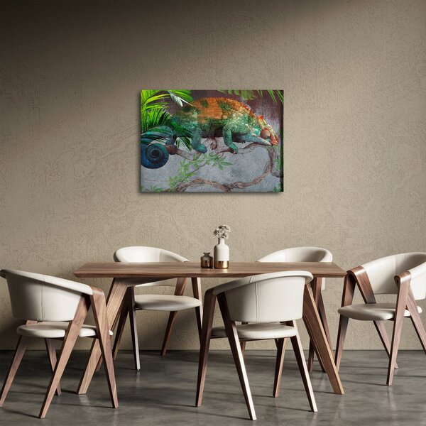 Obraz - Kameleon (70x50 cm)