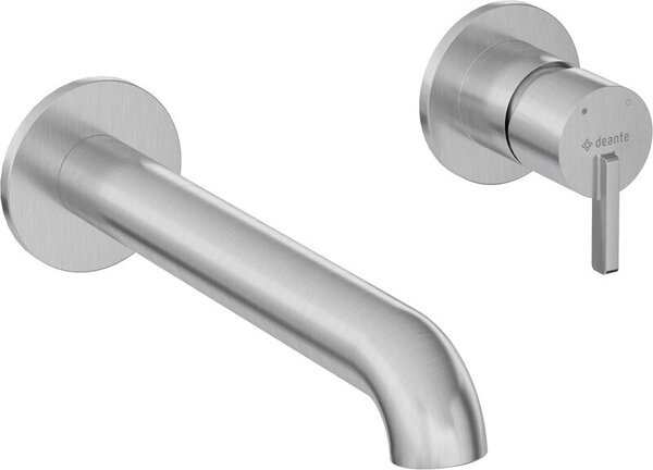 Bateria umywalkowa podtynkowa DEANTE Silia BQS F54L Stalowy