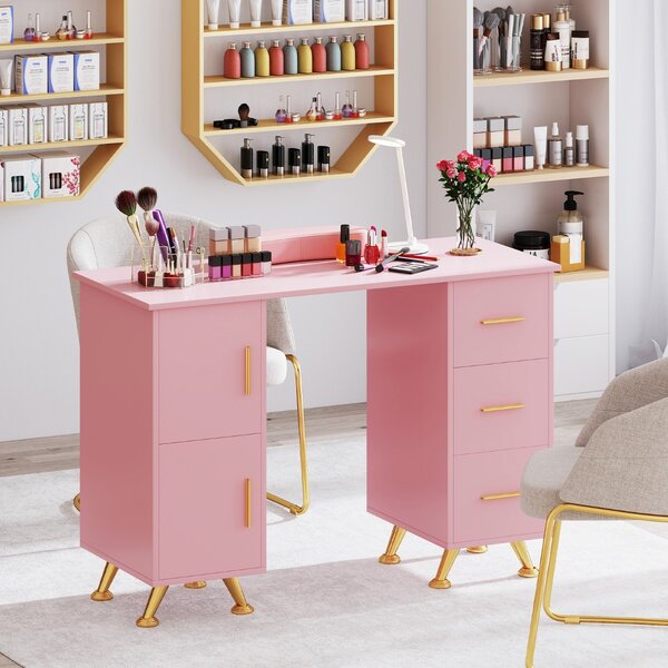 Stolik do manicure z szufladami