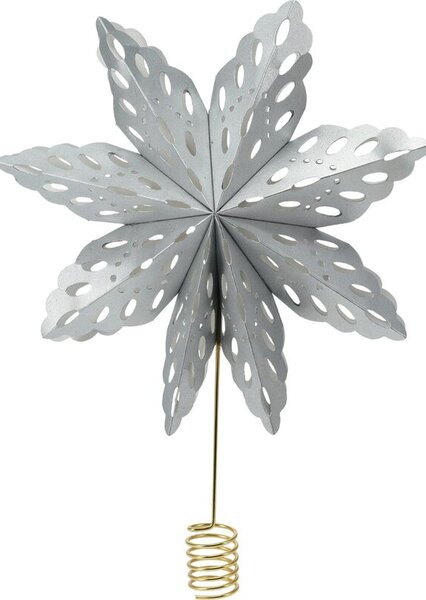 Gwiazda choinkowa CHRISTMAS DECORATION 30 cm Srebrny