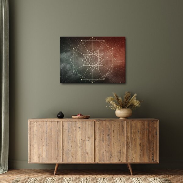 Obraz - Kosmiczny Dodekagram (70x50 cm)