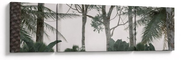 Obraz - dżungla w porannej mgle (170x50 cm)