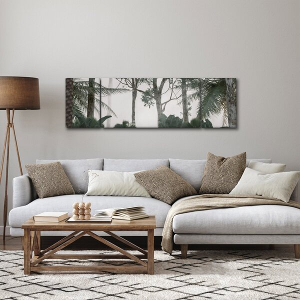 Obraz - dżungla w porannej mgle (170x50 cm)