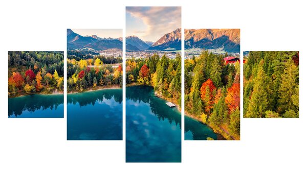 Obraz - Jezioro Urisee, Austria (125x70 cm)