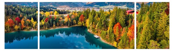 Obraz - Jezioro Urisee, Austria (170x50 cm)