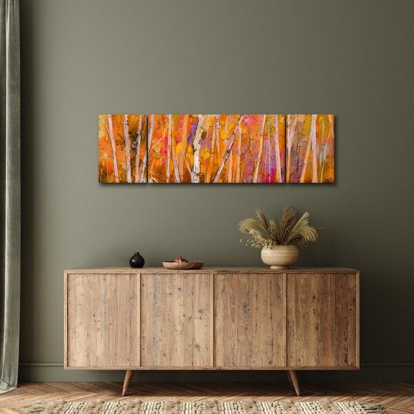 Obraz - Jesienny las (170x50 cm)