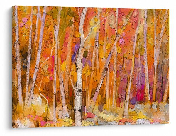 Obraz - Jesienny las (70x50 cm)