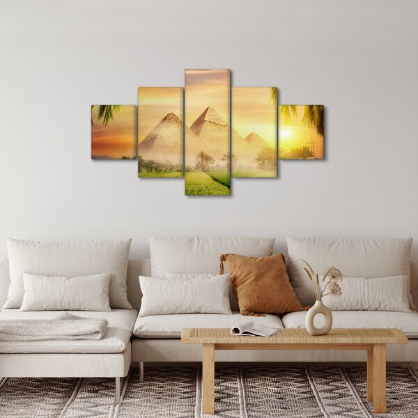 Obraz - Piramidy (125x70 cm)