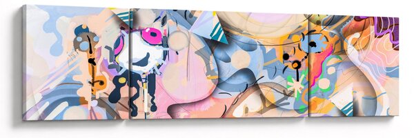 Obraz - Abstrakcja bajki (170x50 cm)