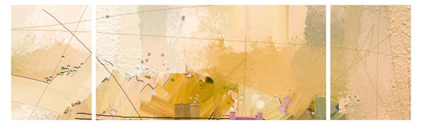 Obraz - Abstrakcja, obraz olejny (170x50 cm)