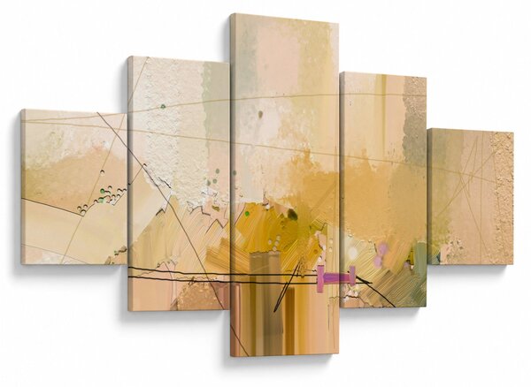 Obraz - Abstrakcja, obraz olejny (125x70 cm)