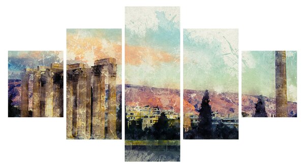 Obraz - Akropol, Ateny, Grecja (125x70 cm)