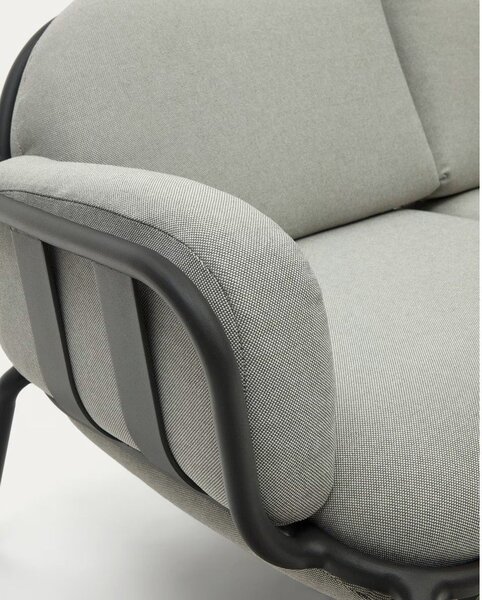 Jasnoszara sofa ogrodowa Joncols – Kave Home