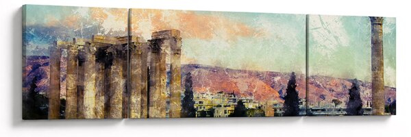 Obraz - Akropol, Ateny, Grecja (170x50 cm)