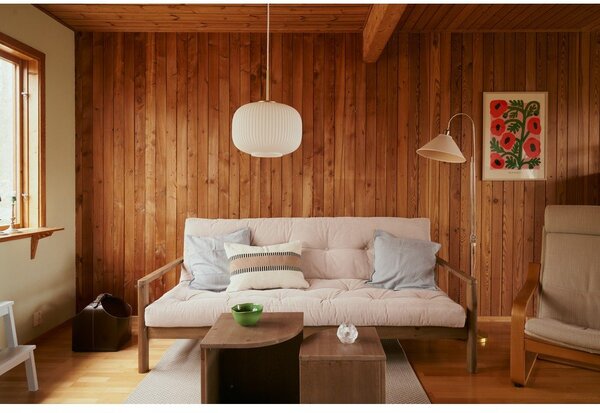 Beżowa rozkładana sofa 205 cm Knob – Karup Design