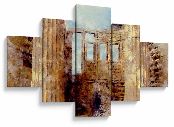 Obraz - Erechtejon, Ateny, Grecja (125x70 cm)