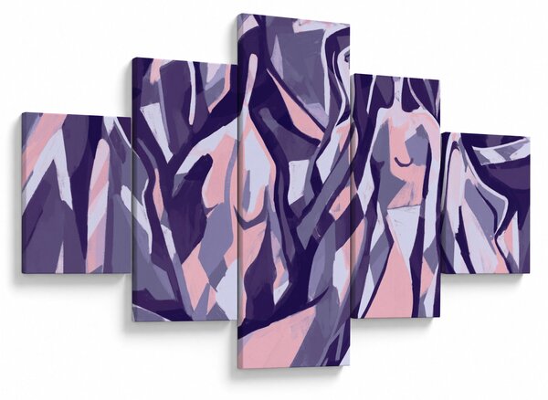 Obraz - Abstrakcyjne kobiety (125x70 cm)