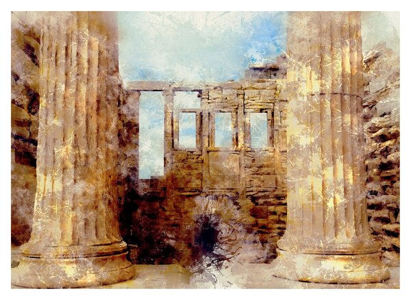 Obraz - Erechtejon, Ateny, Grecja (70x50 cm)