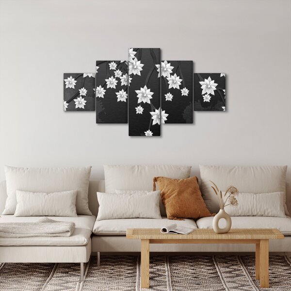 Obraz - Kwiaty na gałęziach (125x70 cm)