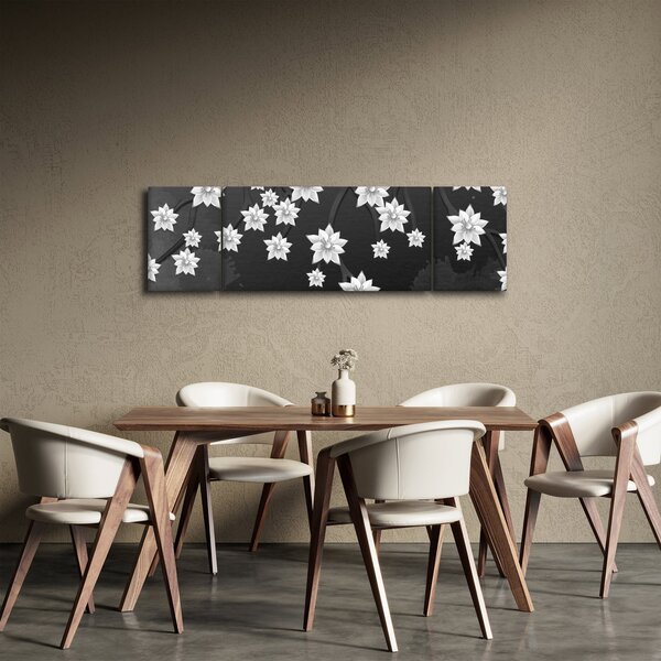 Obraz - Kwiaty na gałęziach (170x50 cm)