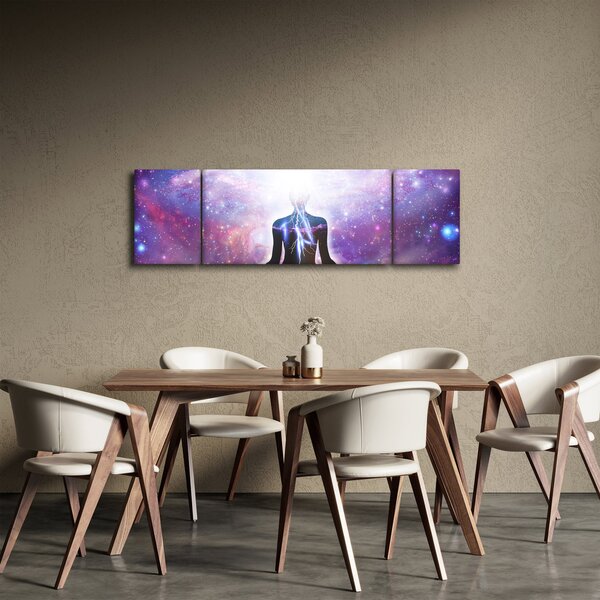 Obraz - Łączenie się z wszechświatem (170x50 cm)