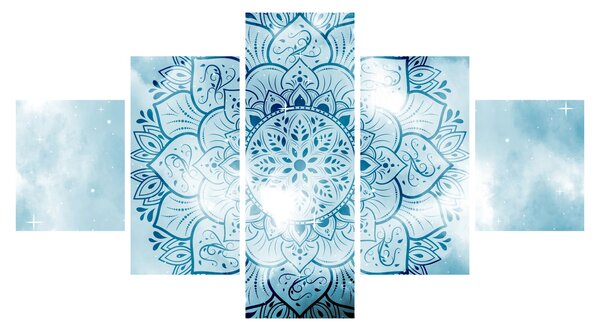 Obraz - Niebiańska mandala (125x70 cm)