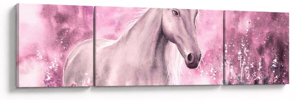 Obraz - Malowany koń (170x50 cm)
