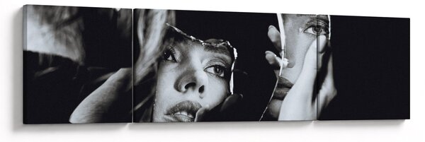 Obraz - Spojrzenie w lustro (170x50 cm)