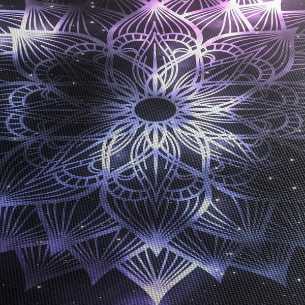 Obraz - Mandala lotosu w kosmosie (170x50 cm)