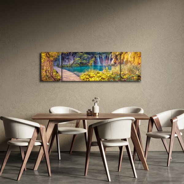 Obraz - Jeziora Plitwickie, Chorwacja (170x50 cm)