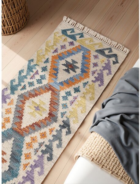 Wełniany chodnik dwustronny tkany ręcznie 60x190 cm Kamal Oasis – Nouristan